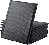 FWEEK 30 Pack Poly Bubble Mailers A4 Black 254 x 330mm (10x13 Inch) Padded Envelopes Bubble Lined Poly Mailer Self-Seal for Packaging Shipping Mailing