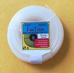 4mm (0.16inch) 50 metre Round/white/Grass cutter/nylon trimmer line