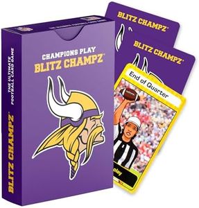 Blitz Champz Minnesota Vikings Card Game | NFL Gifts for Vikings Fans | Fun Family Party Game for Boys, Girls, Kids & Adults