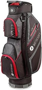 Motocaddy Unisex Lite Series 14-Way Golf Cart Bag - Black/Red - One Size