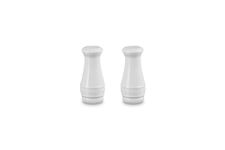 Le Creuset PG1102-0416 Stoneware Salt and Pepper Shakers, 2.1 x 2.8 x 3.1, White