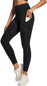 Ewedoos Leggings with Pockets for Women High Waisted Yoga Pants with Pockets for Women Soft Yoga Pants Women Black