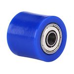 Akozon 8mm Universal Chain Roller Tensioner Pulley Wheel Guide for Motorcycle Dirt Bike Enduro (Blue)