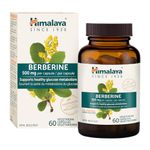 Himalaya Berberine for healthy glucose metabolism support, 1000 mg Serving, Berberine HCL from Indian Barberry Root, Vegan, Gluten Free, Herbal Supplement, 60 Capsules, 1 Month Supply