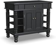 Home Styles 5092-94 Americana Kitchen Island Black Finish