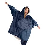 THE COMFY Original | Oversized Microfiber & Sherpa Wearable Blanket, Great Gift for Any Occasion, Seen On Shark Tank, One Size Fits All