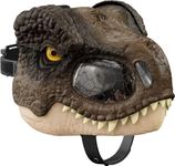 Jurassic World Dominion Chomp N Roar Tyrannosaurus Rex Dinosaur Mask with Motion and Sounds, T Rex Role-Play Toy