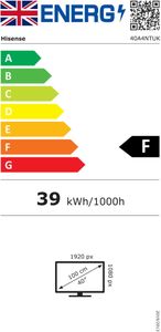 Hisense 40" Smart TV – Full HD LED, Built-In Apps