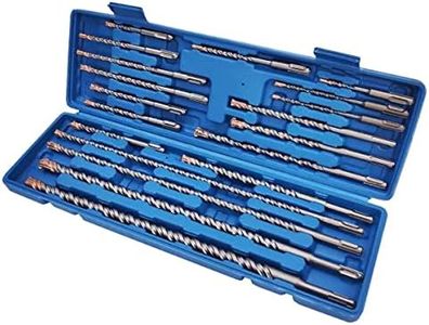 CAVATINY 20tlg SDS Plus Bohrer Set - SDS Hammerbohrer für beton, ziegel, zement, stein mit 4 Schneiden - SDS Plus-Schaft passend für Bohrhammer