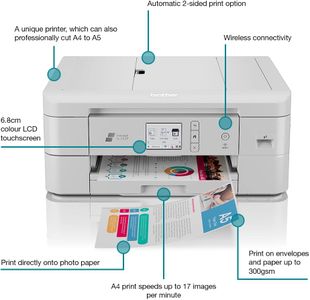 Brother Wireless Inkjet Printer – DCP-J1800W, Compact All-in-One