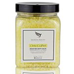 Bath Salts Bubble Bath - Made in UK (450g) Natural Dead Sea Bath Salt for Women, Men, Girls and Kids Detox with Essential Oils