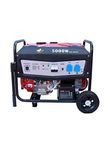 XLNT 6500E 5KW Heavy Duty Petrol Generator with Electric Start & Wheels Portable Power Solution for Home Outdoors Office Use