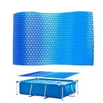 Uv Protection Swimming Pool Cover,300x200cm Swimming Pool Solar Cover Foldable Dustproof Anti Uv Pool Heat Preservation Film Pool Heat Insulation Film