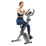 Sunny Health & Fitness Smart Folding X-Bike, Portable Compact Exercise Bike for Indoor Cycling Workout, Home Cardio Training Machine, Free SunnyFit App Bluetooth Connect - SF-B223011