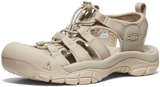 KEEN Women's Newport H2 Closed Toe Water Sandal, Monochrome/Safari, 7.5