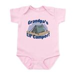 CafePress Grandpa's LIL' Camper! Infant Bodysuit - Cute Infant Bodysuit Baby Romper