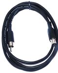 MA RCA Extension Cable, RCA Male To Female Audio Extender Cable Male to Female Connector Jack Plug Extend Video Audio Wire for Television, DVD Player (Black, 10 Mtr.)