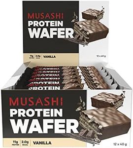 Musashi Protein Wafer Bar Vanilla 40 g, 12 Pack