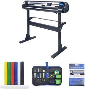 USCUTTER MH100 34" Vinyl Cutter Machine with Starter Bundle | Adhesive Vinyl, HTV, Paper, Cardstock