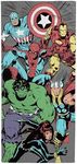 Jay Franco Marvel Comics Avengers Towel For Bath, Beach & Pool - 100% Cotton, 71cm x 147cm