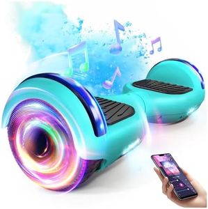 SISIGAD Scooter, 6.5" Flash Wheels & Corlorful LED Lights, All for Girls Boys Kids Ages 6+