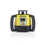 Leica Geosystems R680,RE140, Alkaline Rugby 680 2600-Feet Self Leveling Horizontal, Dual Axis Dial in Grade, Rotary Laser Kit with Rod Eye 140 Receiver, Yellow