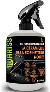 QUARISS Detergente Naturale per Rubinetterie e Ceramiche Nere - Detergente per Bagno Doccia Anticalcare Forte per Rubinetto Lavandino Bagno Soffione Doccia Piastrelle 0,5 L