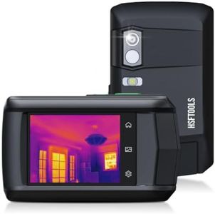 HSFTOOLS P2W Wi-Fi Thermal Camera with 8MP Visual Camera, 3.5" Touch Screen, 640x480 Super Resolution Thermal Imaging Camera, Intelligent Scene Detection, 256x192 IR Resolution, Video Recording