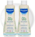 Mustela Gentle Shampoo 500ml – Pack of 2 | Tear-Free Baby Hair & Scalp Cleanser | Gentle, Nourishing & Hypoallergenic for Newborns & Infants