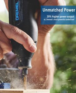 Dremel Cordless Rotary Tool 8260 – Variable Speed, Rechargeable