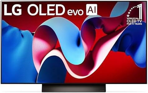 LG 48-Inch Class OLED evo C4 Series Smart TV 4K Processor Flat Screen with Magic Remote AI-Powered with Alexa Built-in (OLED48C4PUA, 2024),Black