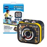 VTech Action Cam HD Camera for Kids,Digital Video Camera for Outdoor Sports, Handy and Waterproof Girls and Boys Aged 5, 6, 7, 8 Years Old,Multicolor,Box size: 20 x 27.9 x 5.8cm