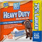 OUT! Heavy Duty XXL Dog Pads | Absorbent Pet Training and Puppy Pads | 30 Pads | 26 x 30 Inches