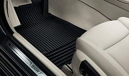 BMW Genuine Front Floor Mat All Weather Black RHD Fits F10 F10 LCI 51472350432
