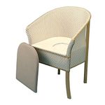 Basketweave Commode Chair [Personal Care]