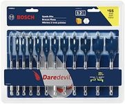 Bosch Daredevil 12 Piece Spade Bit 