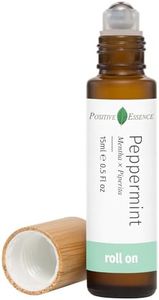 Peppermint Roll On Essential Oil, Calming, Headache, Tension and Stress Relief, Made with Pure Peppermint Essential Oil, Leak-Proof Metal Roller Ball, Travel Safe Roll-on (15 mL)