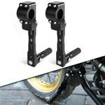 Mantt Universal Motorcycle Highway Bar Foot Peg Footrest Fit for 22mm to 28.8mm (7/8 to 1 1/8 Inch) Diameter Bar Frame Crash Bar Highway Foot Peg Mount Footrest Bar Mount