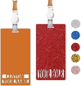 Custom Badge Buddy Durable and Water Resistant Personalized Identifier, Gift for Teacher, Nurses, Doctors