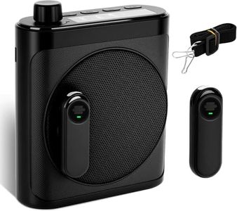 Sunnymark Wireless Voice Amplifier for Teachers with 2 Magnetic Wireless Microphones, Portable Bluetooth Speaker for Classroom, Fitness Instructor, Yoga, Tour Guide, Rechargeable