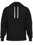 Softspun- Midweight Hoodies For Men Uk Pullover Hooded Sweatshirt | Ultra Soft Casual Mens Hoodies Year-Round Tops Preshrunk Jumper Winter Warm Cotton Plain Black Hoodie Men | Mens Fleece Lined Hoodie