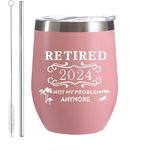 Retirement Gifts for Women Men,Fun Happy Retirement Gifts for Coworkers, Sisters, Colleague, Mom, Aunt, Grandmother, Boss, Friends, Teachers, Nurses, Retiree. (Pink)