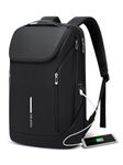 FUR JADEN Pro Series Smart Tech Anti-Theft Laptop Backpack With USB-A and USB-C Type Charging Port for Men & Women For Business Professionals & College Students (Graphite Black)