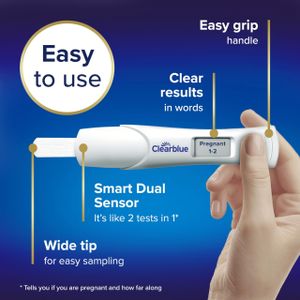Clearblue Digital Pregnancy Test – Easy-to-Read Results