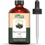 Organic Zing Black Currant (Ribes nigrum) Oil | Pure & Natural Essential Oil for Skincare, Hair care & Massage - 118ml/3.99fl oz