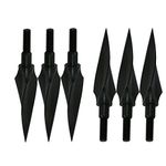 Huntingdoor Sharp Rotary Broadheads 148 Grain Hunting Arrow Tips for Crossbow Bolts and Compound Bow 6/12 pack (6 pack)