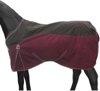 BARN & STABLE 600Denier 3000mm/3000mvp Super Waterproof & Breathable Horse Blankets for Winter with 200g Fill