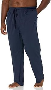 Amazon Essentials Men's Knit Pajama Pant, Navy, Large