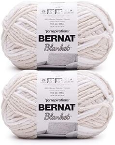 Bernat Blanket Beach Foam Yarn - 2 Pack of 300g/10.5oz - Polyester - 6 Super Bulky - 220 Yards - Knitting/Crochet