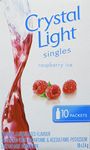 Crystal Light Raspberry Ice Singles, 24g (12 Boxes of 10 Packets)